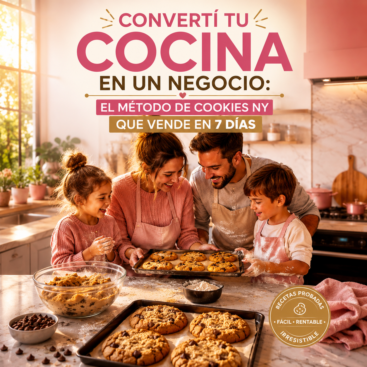 Pack VIP Cookies NEW YORK: Aprendé a Crear, Vender y Promocionar tus Cookies desde Casa